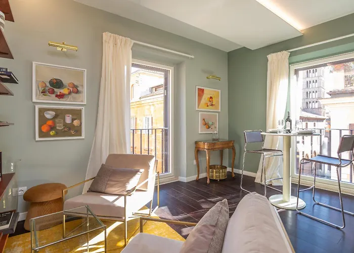 Chic Spanish Steps Retreat Apartamento *